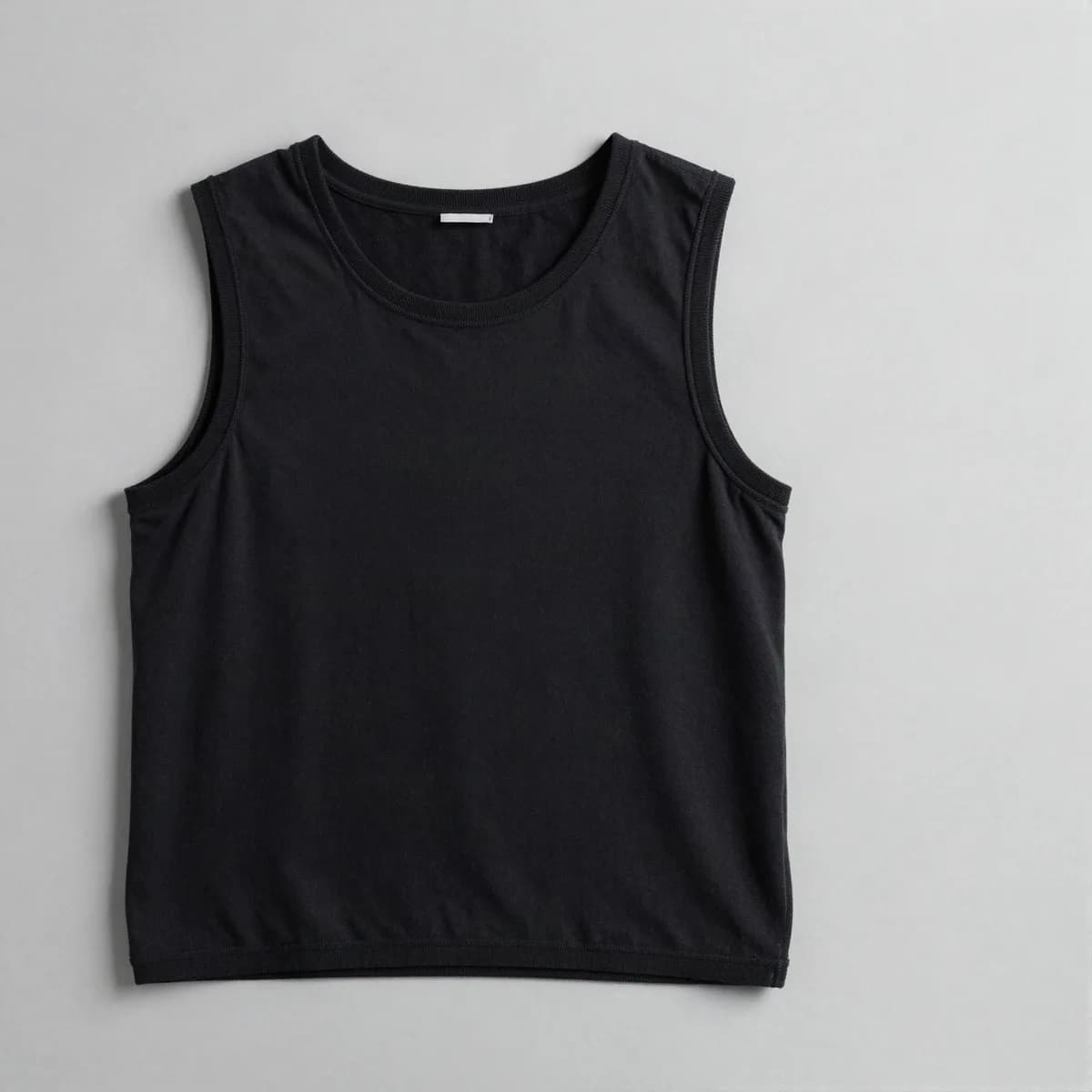 247 Oversized Tank in Jet Black
